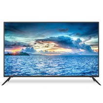 삼성패널 중소기업 50인치 UHD 4K TV 127cm LED TV 스탠드형 벽걸이 가능 자가 설치 방문 설치, 벽걸이형 택배배송(상하 브라켓)