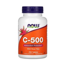 나우푸드 C500 로즈힙 250정 비타민C 아스코르브산 셀룰로스 스테아르산