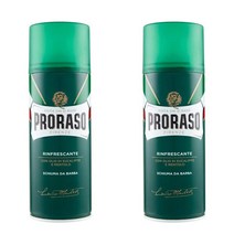 프로라소 Rinfrescante 쉐이빙 폼 그린 Proraso Shaving Foam Kpf 400Ml 2개