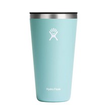 하이드로 Flask 20온스 올 어라운드 텀블러 화이트, 28 Oz Black Lid, Dew
