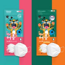 [마크] kf80 kf94 먼지어흥 어린이 방역마스크 (선물증정), kf94 50매+스트랩증정