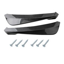 범용 자동차 후면 범퍼 립 앵글 스플리터 디퓨저 장식 bmw e60 e90 e91 e92 e36 e30 e39 e46 x5 e53 e70 f10 f30 f20, 탄소 섬유