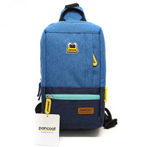 팬콧 팝아이 투톤 슬링백 블루 아동크로스백 보조가방