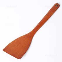 베트남 목기 옻칠 사선 뒤집개 나무 조리도구, 단품