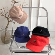 페타 컬러 숏 볼캡 모자