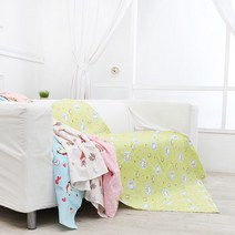 [미피] 캐릭터 홑이불(100x150)배덮개, 스타일/컬러:캐릭터홑이불/굿럭