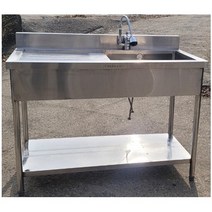 업소용 씽크대 개수대 세정대 1200x600x850 (배수구포함)