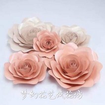 대형 종이꽃 장식 벽 만들기 플라워 3d 입체 꽃 파티 페이퍼 종이 포토존 어린이집, 지름 15CM (색상선택)
