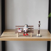 북카페 인테리어 책선반위 진열 장식품 엔틱인테리어 촬영소품 카페인테리어소품 대