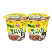 오뚜기 컵누들 매콤찜닭맛 45.5g, 2개