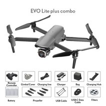 EVO 라이트 플러스 드론 짐벌 카메라 드론 6k HDR 쿼드콥터, NO SD, gray