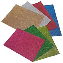 접착식 글리터펠트지 글리터시트지 네임핀만들기 7색상 (220mm x 310mm), 금색