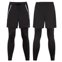 HU 마틴 남자레깅스 반바지 일체형 헬스 스포츠바지