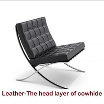 거실의자 인테리어 1인 1인용 안락 의자 디자이너 Basarona 싱글 소파 의자 발코니 비즈니스 고객 협의 접대 사무실 거실 침실 레저 가구 HY, Genuine leather1