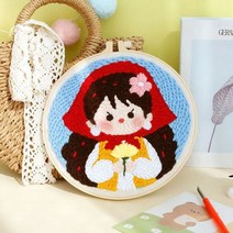 십자수 도안 집에서할수있는취미 패턴 크로스 스티치 키트가있는 새로운 터프팅 키트 자수 스타터 키트에는 실, 05, 2020cm