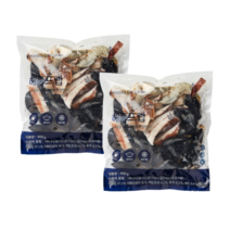 해물프랩 400g 2개 손질 해물모듬 seafood wrap 피홍합 대왕오징어 백합조개 꽃게 새우 해물모음 해물탕 해물스파게티 해물파스타 밀키트 캠핑용 여행용
