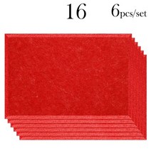 방음 방음 패널 스튜디오 흡음 패널 KTV 방음 부스 방음 실 방음 벽 패널, 16 레드, 초고밀도