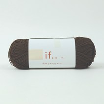 [앵콜스] 이프 if 코바늘실 네트백뜨기 뜨개실 털실 여름실, 273 진밤(낱볼)