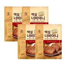 비비고 남도떡갈비450gx4 동그랑땡 버섯잡채 불고기 너비아니 자취 간편식 식사대용, 05 백설 너비아니560gx4, 4개, 560g