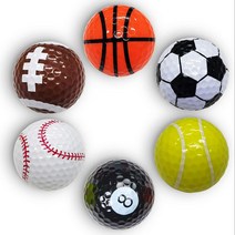 Yamato 참신 독특한 디자인 재미있는 골프 공 선물 세트 남성 여성, 다중