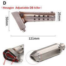 자동차마후라 자동차 마후라 35mm 42mm 60mm 바이크 오토바이 배기 머플러 촉매 DB 킬러 소음기 SC Akrapov, 13 D Akra
