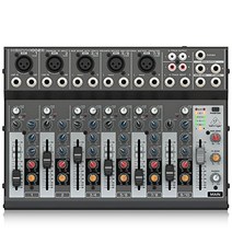 behringer xenyx 1002b 프리미엄 10입력 2버스 믹서 xenyx 프리앰프 브리티시 eqs 및 배터리 작동 옵션