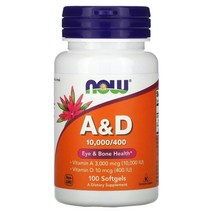 Now Foods (나우 푸드) NOW Foods A&D 소프트젤 100정, 4개