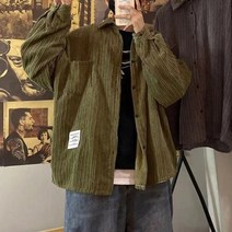 남자롱코트 남자겨울코디 겨울남성 재킷 코듀로이 복고풍 일본 카고 의류 헐렁한 모든 경기 패션 스트리트웨어 캐주얼 긴팔 학생 가을 in new