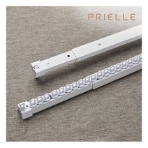 [쁘리엘르] 그레이스 커튼레일 12자(90cm~360cm)(6자x2개)