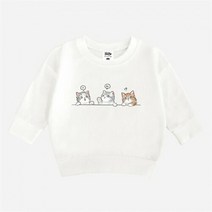 셀러허브 여성패션 강성어패럴 키즈 패밀리캣 특양면 맨투맨