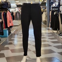 루이까스텔 가을 남성 골프 솔리드 레귤러 배색로고 홀로그램지퍼 골프 바지 3MCPT907 블랙 루이777