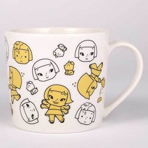 돌잔치 행사 머그컵 답례품 머그잔 선물, 쿨오키패턴블루