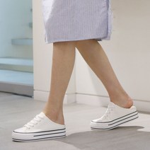 여성 캐주얼 통굽 스니커즈 운동화 뮬 슬리퍼 이모션