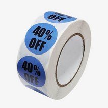 40퍼센트 40% 40프로 스티커 상품스티커
