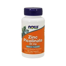 Now Brand Now Zinc Picolinate 아연 피콜리네이트 50Mg 120 Count