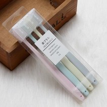 작은헤드칫솔 소두 소프트 털 홈 룩 칫솔커버 커플 마카롱 보리 짚 3839482088, 소두소프트털4개포장주인이다칫솔_허브맛치약2개