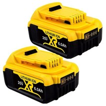 DEWALT to Wei 전동 공구 20 V 18 리튬 이온 배터리 DCF880 CS391 대용량 직접 적응, 04 2 Piece 3.0Ah
