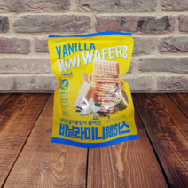 VANILLA MINI WAFERS 300g 바닐라 미니 웨하스 지퍼백포장 사무실 탕비실간식하스 300g x 3개 지퍼백포장 사무실 탕비실간식, 1개