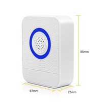 DC 12V 유선 초인종 와이어 액세스 제어 와이어 도어 벨 외부 유선 초인종 시끄러운 딩동 벨소리, b08