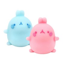 도도앤뉴 토끼 몰랑이 모찌 말랑이 2개 1세트, 핑크+블루
