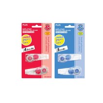 플러스 화이퍼 수정테이프 본품 리필, 1개, WH-605(블루)_리필1P