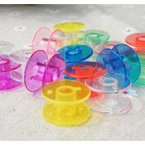 보빈 50Pcs 투명 재봉틀 스풀 바느질 실패 미싱 북알, 투명BL07702