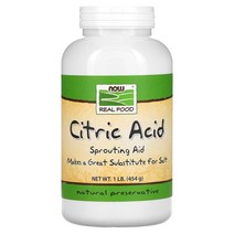 나우푸드 시트르산 Citric Acid 1파운드 454g NOW Foods 1개