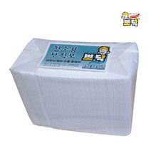뽀닥 청소용부직포 엠보레이온 건습식 막대걸레 리필 300X200 100매