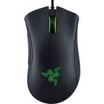 레이저 DeathAdder Essential 게이밍 마우스 6400 DPI Optical Sensor 5 Buttons Black