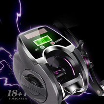 수심측정 파워핸들 디지털디스플레이 워터드롭휠 낚시, (오른손) 디지털 디스플레이 휠