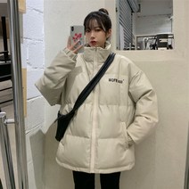 소프트 스트릿 푸퍼 무광 아우터 레더 가죽 숏 패딩 도톰 다운 에나멜 누빔