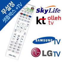 무설정 SK BTV전용 셋톱박스리모컨 LGTV BTV SK howngmanager*643465444OR, 본상품선택