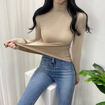 디얼제이 여리 부들 폴라 긴팔 티셔츠
