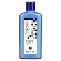 Andalou Naturals (안달로우 내추럴스) 샴푸 안티에이징 얇은 모발용 아르간 줄기세포 340ml(11.5fl oz), 11.5 액상 온스